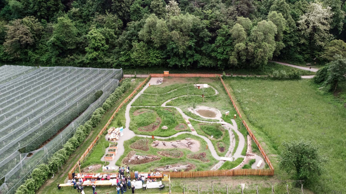 Landschaftsbild Wildbienenoase